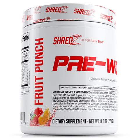 ShredZ PRE-WORKOUT - Nutrition Rite