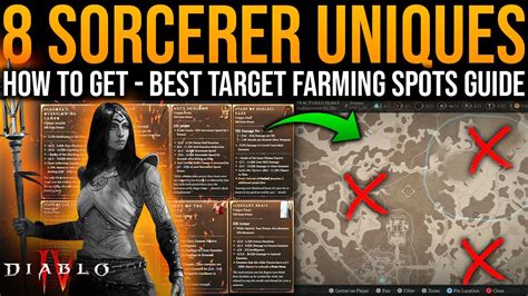 Diablo Best Uniques Target Farm Spots Sorcerer Uniques How To