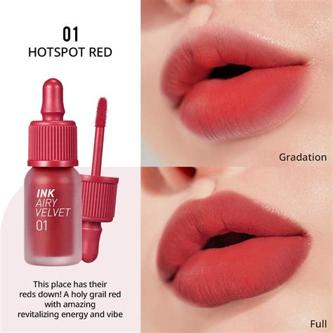 Buy Peripera Ink Airy Velvet Lip Tint 001 Hotspot Red 4g 014 Oz