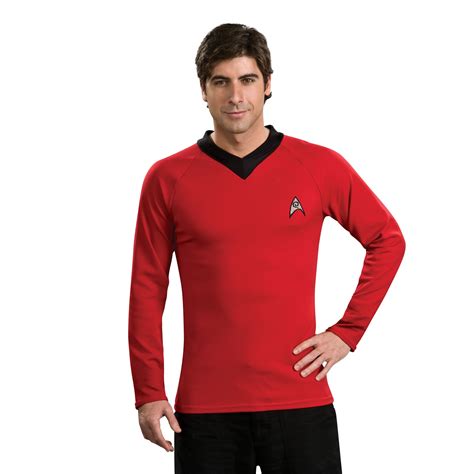 Star Trek Classic Scotty Red Shirt Deluxe Costume