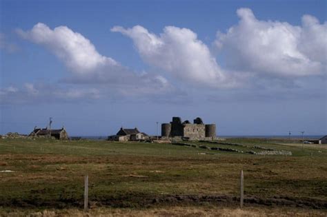 Muness Castle Shetland Islands Coast