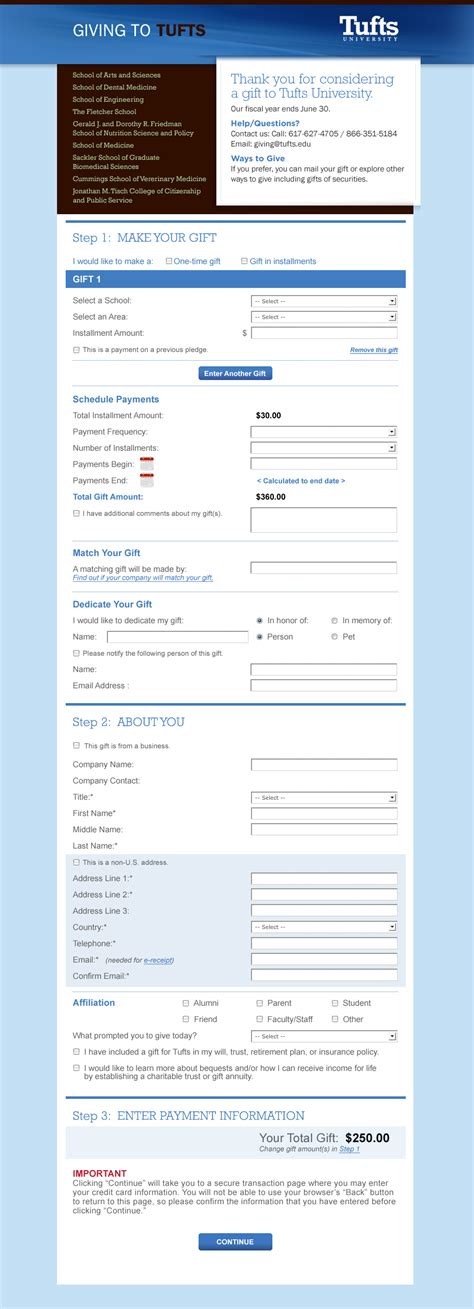 tufts university  giving neptune web portfolio