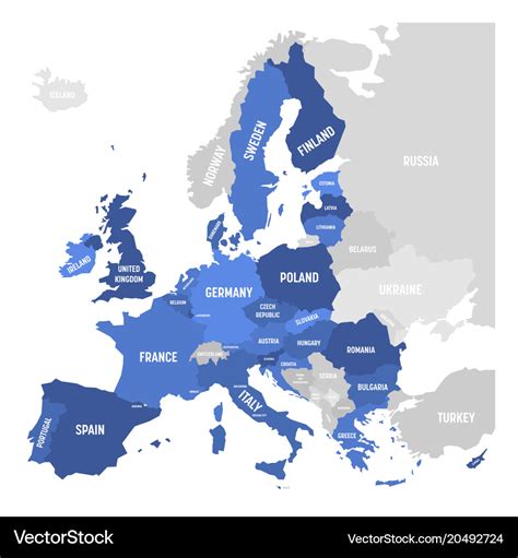 Map Of European Union Gadgets 2018