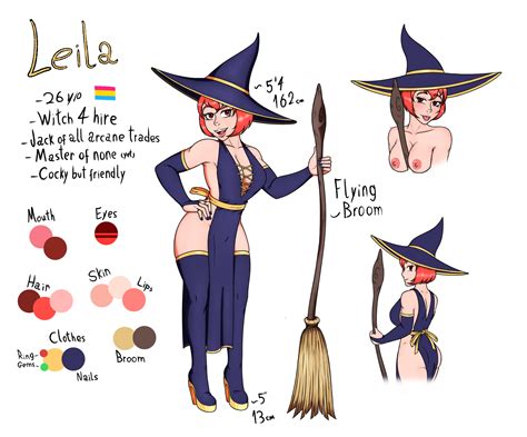 Leila The Witch Ref Sheet By Freakruta Hentai Foundry