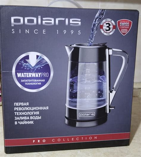 Электрический чайник Polaris PWK 1715 CGL Water Way Pro | отзывы