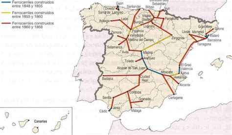 Ferrocarriles de España 1848 1868 Tamaño completo Gifex