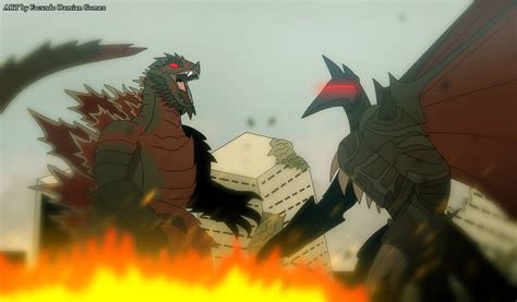 Godzilla vs Gigan by Tyrannoraptor-Rex on DeviantArt