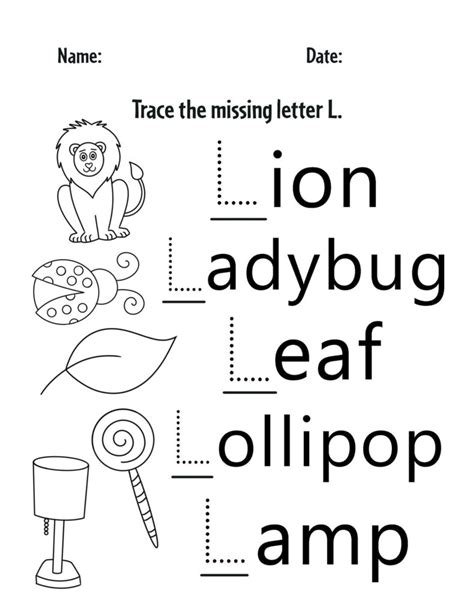 letter  worksheets
