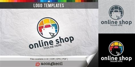 Online Shop - Logo Template by Acongraphic | Codester