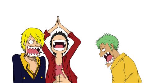 Art Trade Sanji Luffy Zoro By Nikshazana On Deviantart
