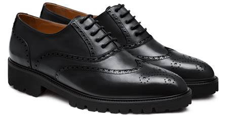 Brogues In Black Leather