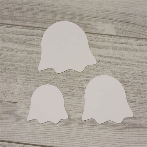 24 Ghost Cut Outs Halloween White - Etsy