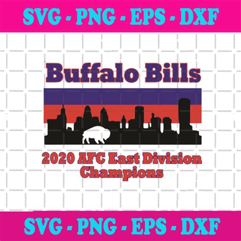 Buffalo Bills 2020 Afc East Division Champions Svg Sport Svg Buffalo