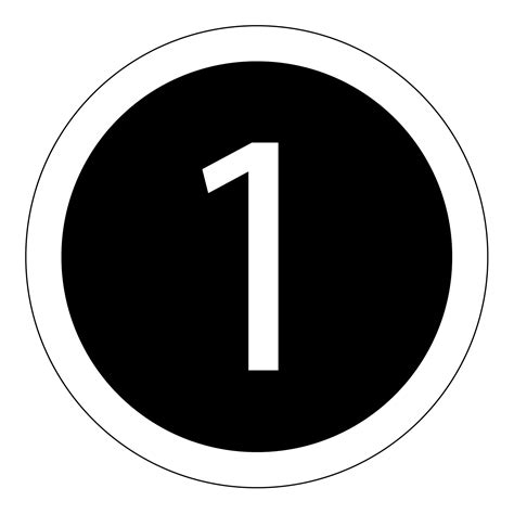 chiffre  rond fond noir pictomarket