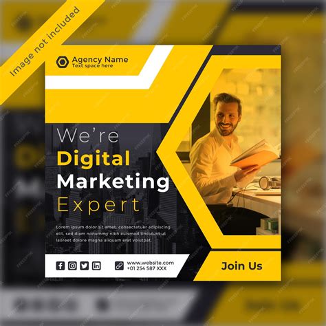 Premium Vector | Expert digital marketing and promotional social media