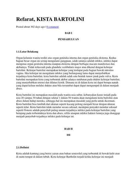 kista bartolini  abses kelenjar bartholini