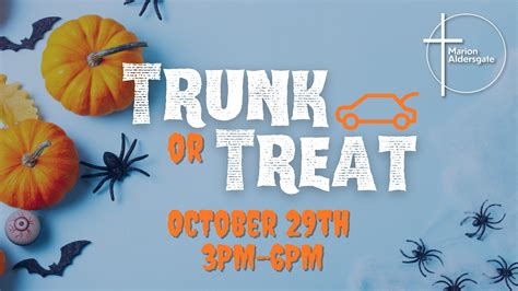 Trunk Or Treat At Marion Aldersgate Visitsi