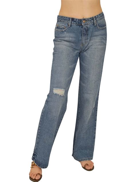 Womens 100 Cotton Non Stretch Jeans L204 Size5