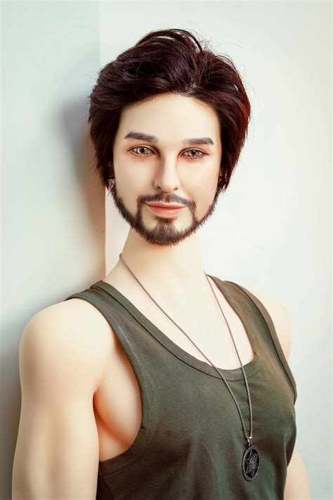 Cm Anselmo Silicone Head Male Sex Doll Lifelike TPE Body Adult Love Doll