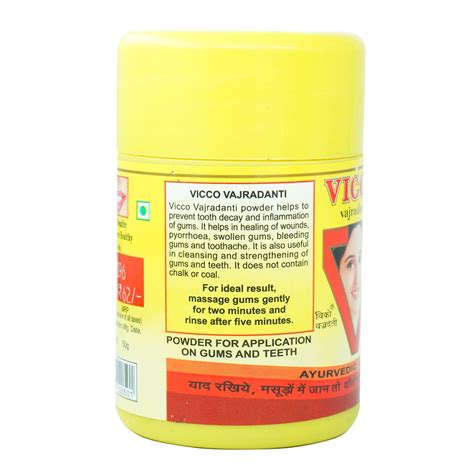 Vicco Vajradanti Ayurvedic Tooth Powder 50 Gm Price Uses Side