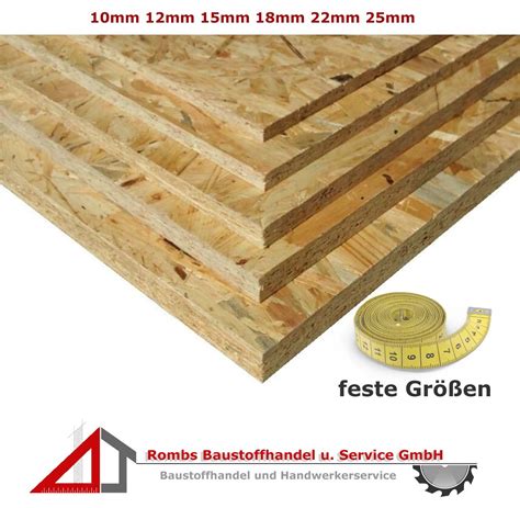OSB-3 feste Größe Spanplatte GLS Versand | OSB-3 Spanplatten ...