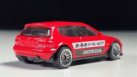 Набір Машинка Базова Hot Wheels Honda Civic Si HTC Gold Civic EG HTC Red Civic Custom