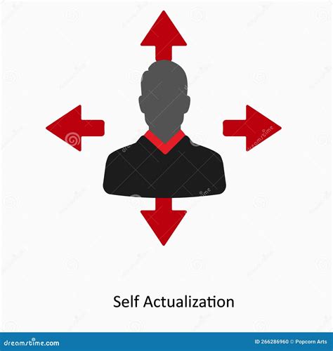 Self Actualization stock vector. Illustration of actualization - 266286960