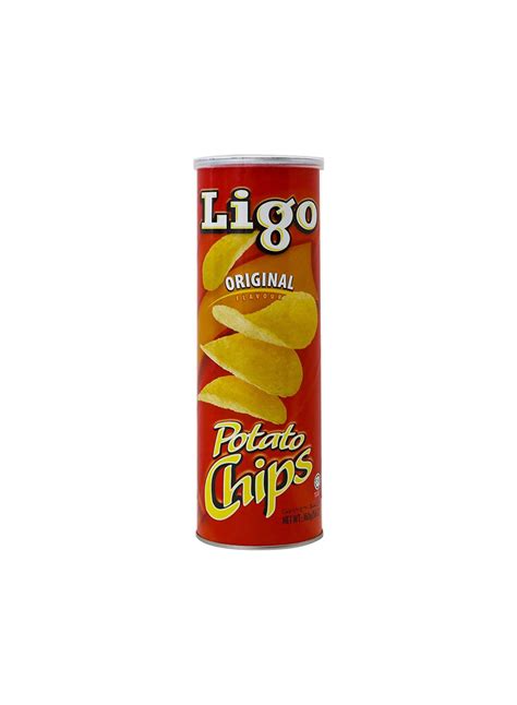 Ligo Potato Chips Original Box Of 14 Pieces 160 G امداد إكس
