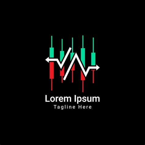 Premium Vector Forex Trading Vector Logo Design Logo Candlestick