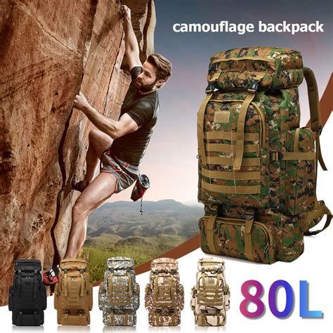 80l molle edc 600d oxford pano à prova dwaterproof água trekking caça