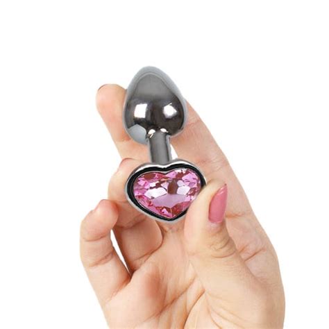 Plug anal con joya corazón S Plug Anal CondonesMix