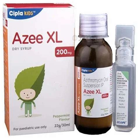 Azee Xl 200 Mg Syrup 200mg5ml At Rs 114bottle In Nagpur Id