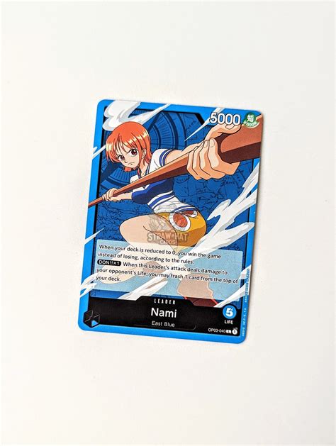 One Piece OP03 Pillars of Strength Nami OP03-040 L card [ENG 🏴󠁧󠁢󠁥󠁮󠁧󠁿