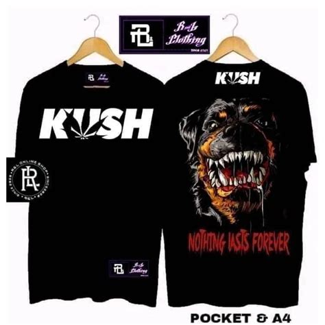KUSH Vintage Customized Cotton Clothing T-Shirt Of Oversize-d Culture ...