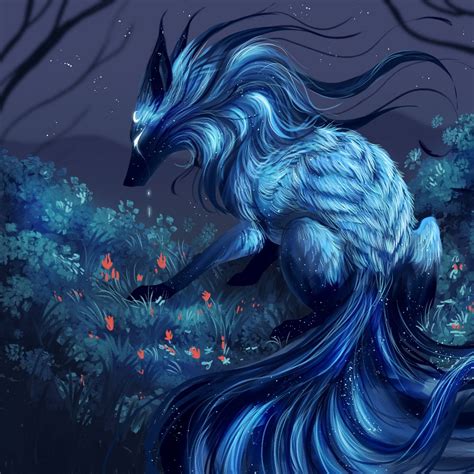 Blue Fox Wallpapers On Wallpaperdog