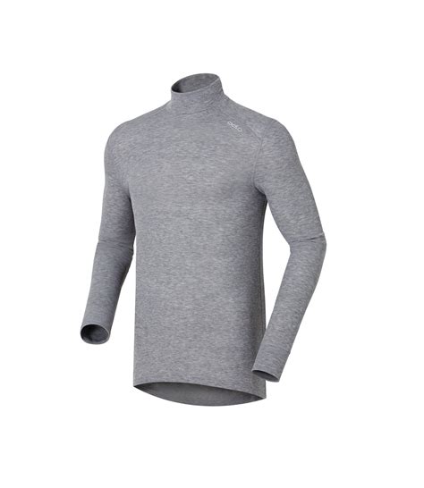 ODLO Футболка длинный рукав и воротник-стойка ACTIVE WARM мужская ...