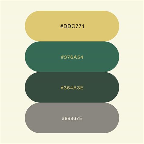 green color palette combo