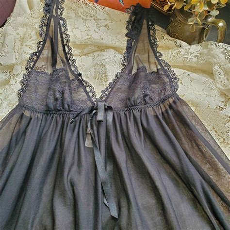 Delicate Victoria S Secret Chemise Lingerie Blouse Depop