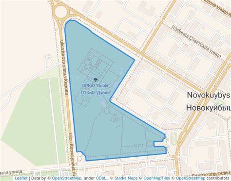 gpkio dubki  novokuybyshevsk map  routes