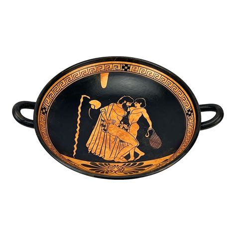 Man With A Boy Homosexual Love Gay Kylix Ancient Greek Pottery Greek Artworks