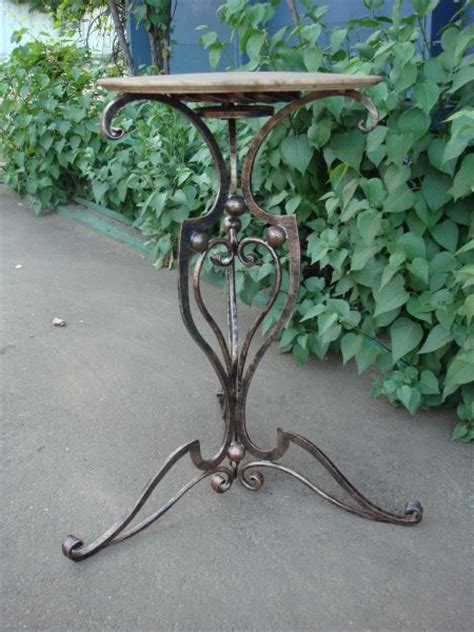 Кованые столы и кованые стулья фото цены в Киеве