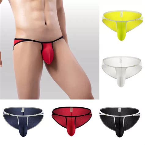DE HERREN MINI Slips G String Schlüpfer Bikini Tanga Unterwäsche Unterhosen Se EUR 5 32