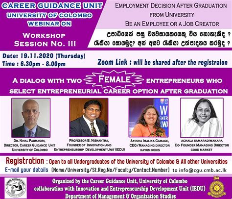 Entrepreneurship Skills Development Workshop Session Iii Career