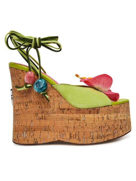 Naked Wolfe Sandály Sunflower Zelená Modivo cz