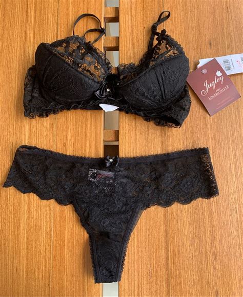Conjunto de Calcinha e Sutiã Marca Jugley Lingerie Feminina Jugley Nunca Usado enjoei