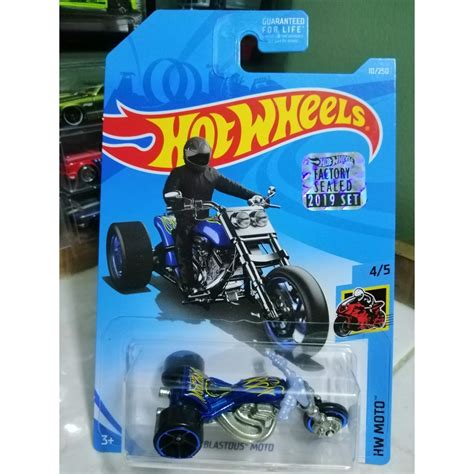 Hot Wheels 2019 Factory Sealed 10 250 HW Moto Blastous Moto Shopee Malaysia