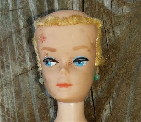 Ponytail Barbie Blonde Barbie Needs A Reroot Vintage Etsy Etsy Vintage Barbie Vintage Doll