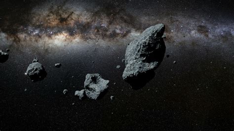 Mining Swarm Asteroids Front Milky Way Galaxy 632041256 Pioneering Minds