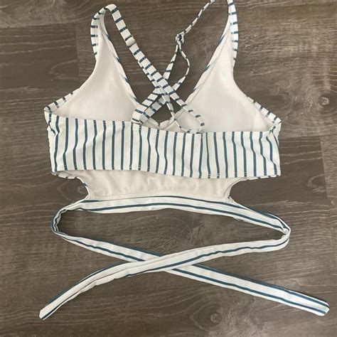 Crisscross Bikini Top This One Is Super Cute It Depop