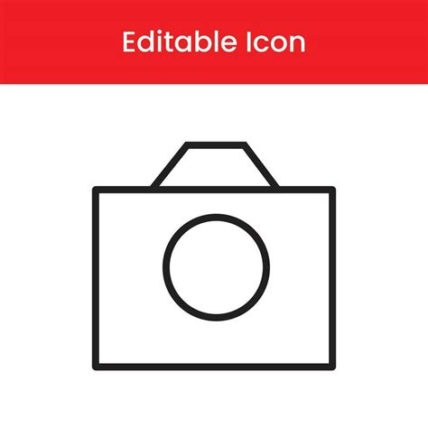 Camera Icon Camera Outline Icon Camera Vector Icon 24812493 Vector